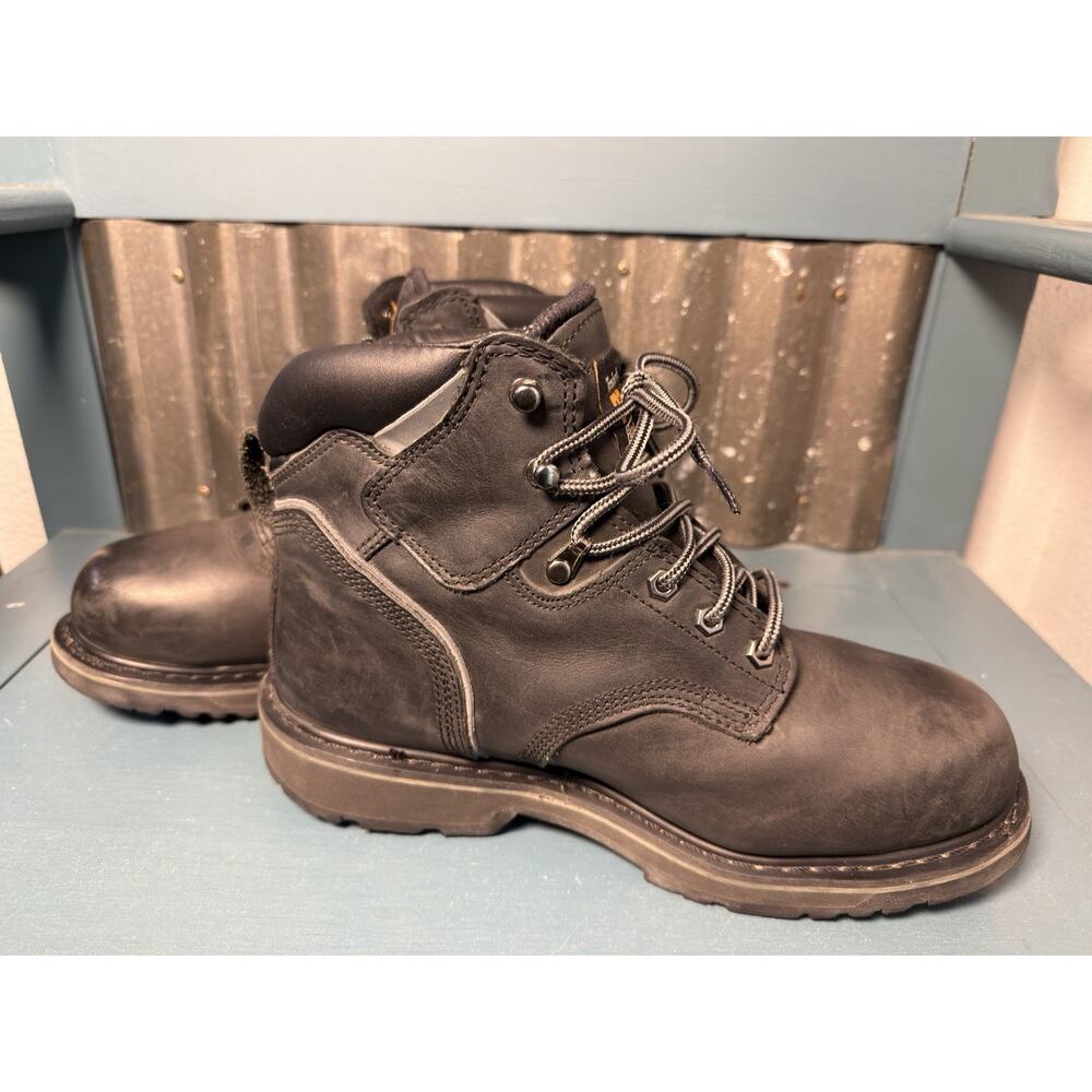 Timberland Mens Pro Pit Boss 6” Steel Toe 33032 ASTM F2413 Comfort Black Size 9W - Picture 2 of 9